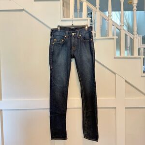 True Religion Blue Skinny Straight-Leg Denim Men’s Jeans